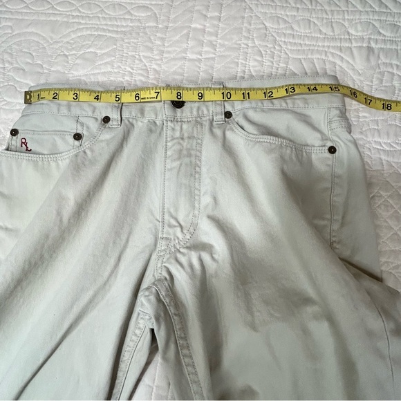 Vintage Polo Ralph Lauren Khaki 650 Straight Fit Cotton Chino Jeans Men’s 30x32 - Picture 11 of 12